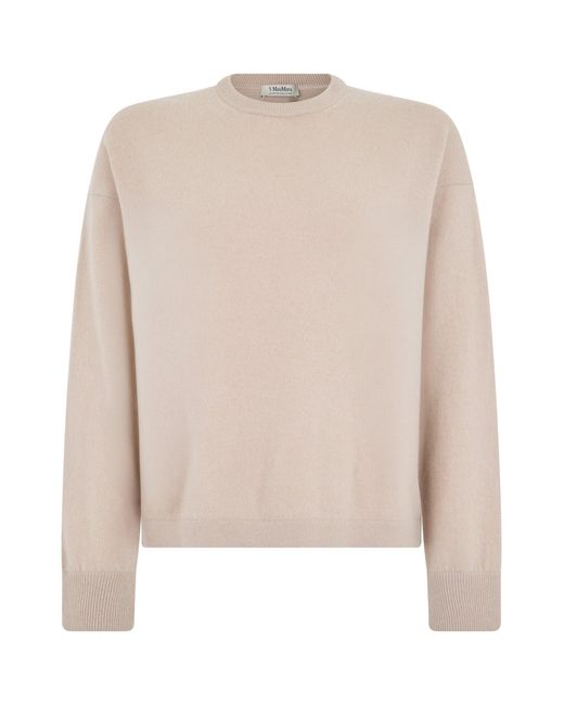Max Mara Natural Crewneck Sweater