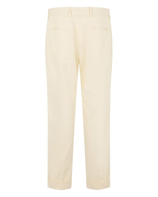 Slowear Natural Tailored Regular Fit Trousers for men