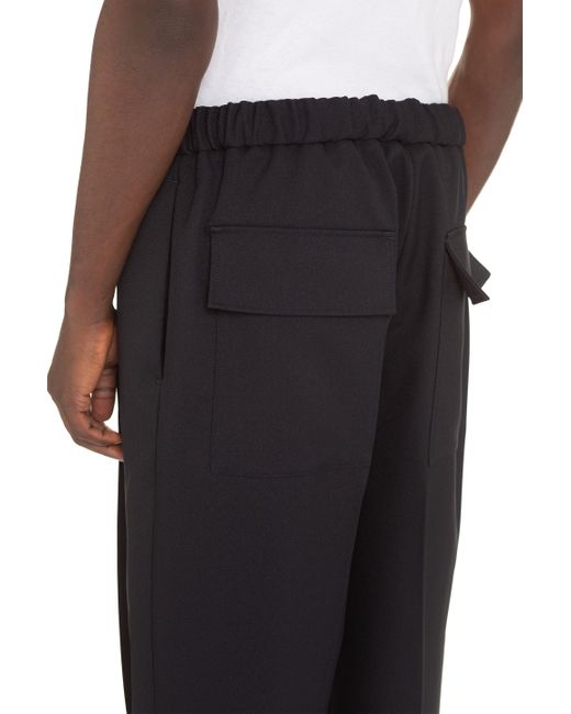 Jil Sander Blue Cropped Pants For for men