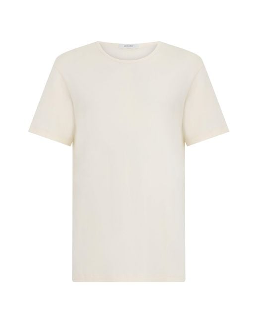 Lemaire White Short-Sleeve T-Shirt for men