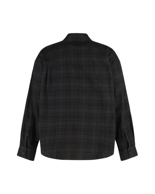 Balenciaga Black Cotton Poplin Shirt