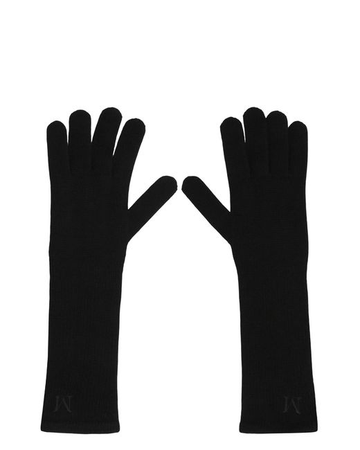 Max Mara Black Cashmere Gloves