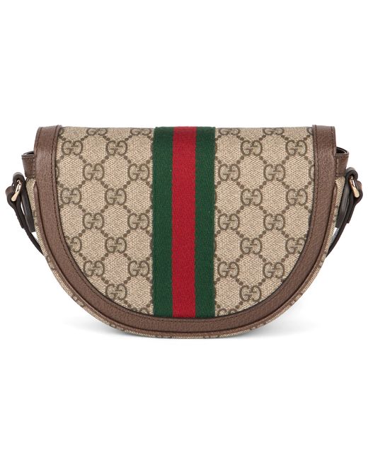 Gucci Brown Ophidia Small Shoulder Bag