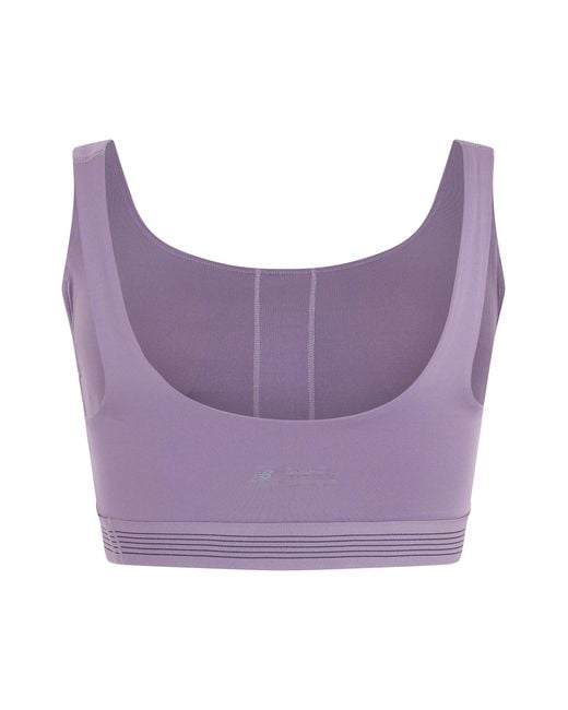 New Balance Purple Sports Bra