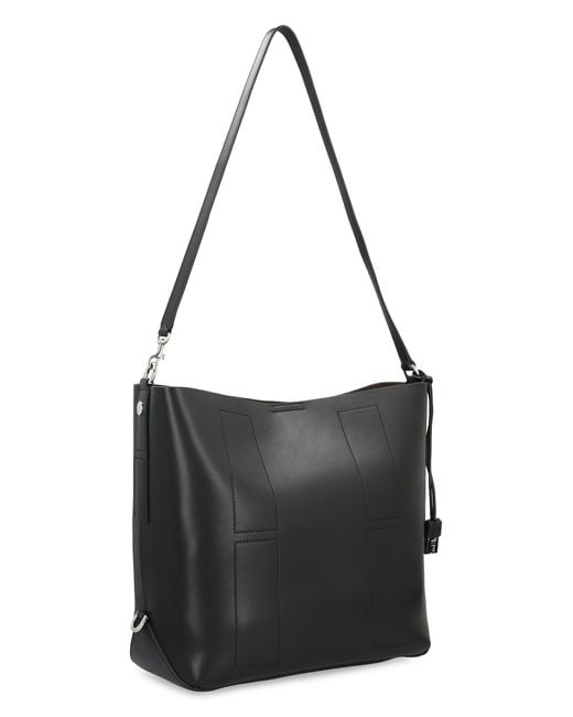 Hogan Black Hocket Media Hobo Bag