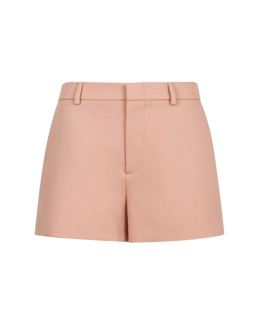Shorts in lana di Gucci in Pink