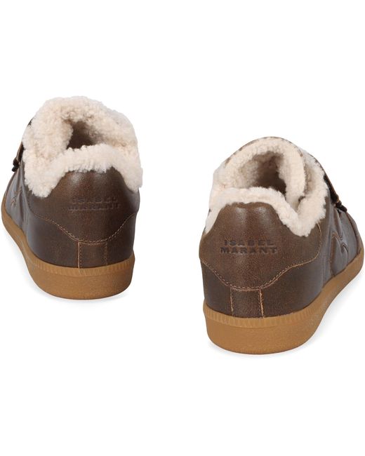 Sneakers low-top in pelle di Isabel Marant in Brown