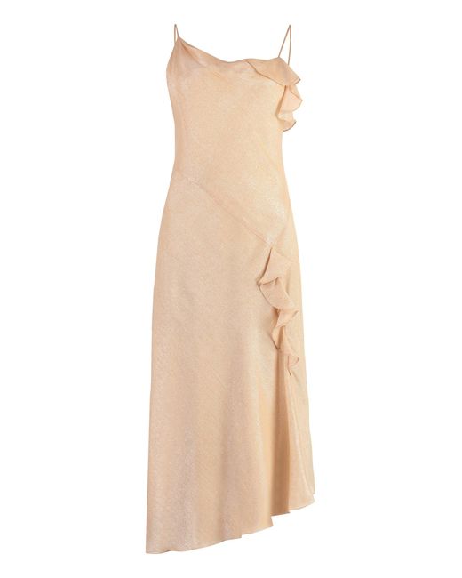 Victoria Beckham Natural Bias Cami Viscose Dress