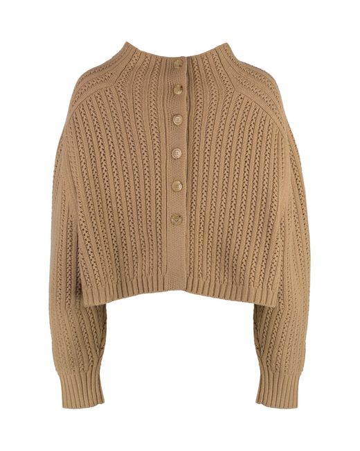 Max Mara Natural Hodeida Wool And Cashmere Sweater