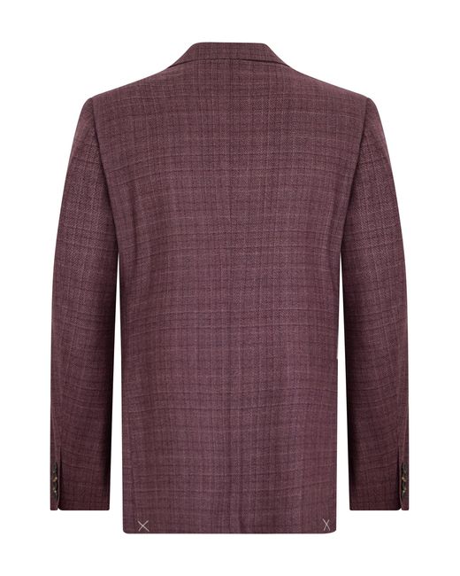 Canali Purple Single-Breasted Jacket for men