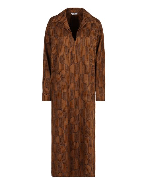 Abito Edwige in cotone di Max Mara in Brown