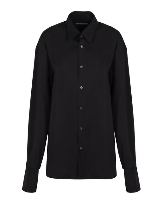 Dries Van Noten Black Cotton Shirt for men