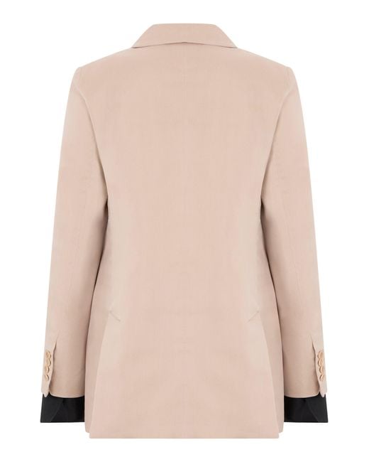 Max Mara Natural Double-Breasted Blazer