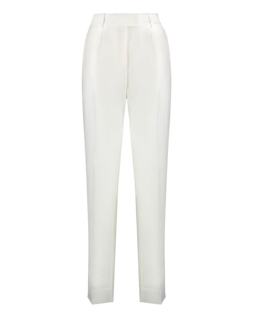 Calvin Klein White Tailored Trousers