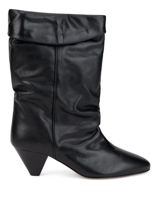 Isabel Marant Black Cone Heel Boots