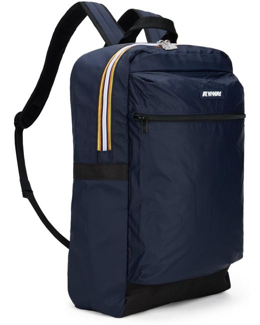K-Way Blue Small Backpack Laon for men