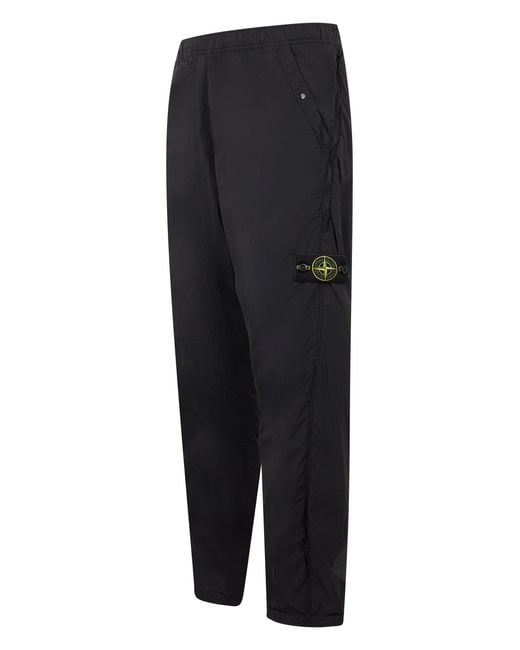 Stone Island Blue Pants With Elastic Waist for men