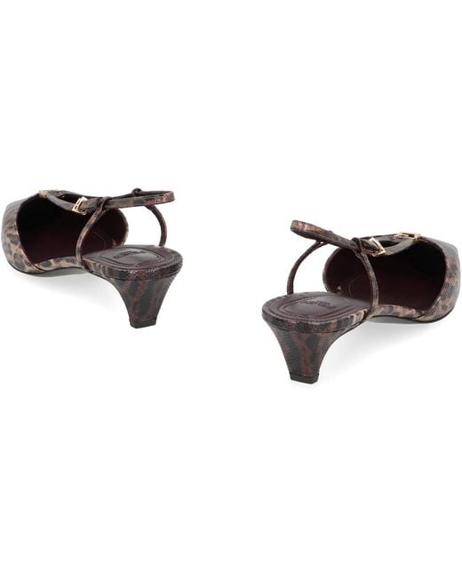 Fendi Black Slingback Ffold