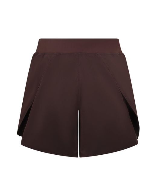 Jil Sander Purple Techno Fabric Shorts