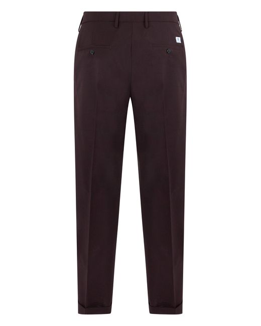 Department 5 Blue Straight Wool Pants for men