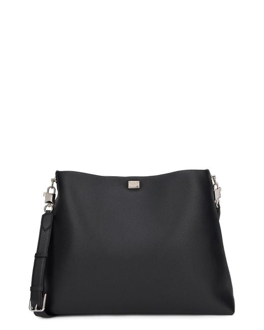 Dolce & Gabbana Black Tote Bag Vittoria for men