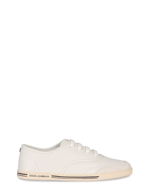 Dolce & Gabbana White Dolce & Gabbana Saint Tropez Sneakers for men