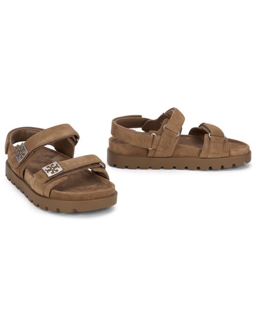 Tory Burch Brown Mellow Sports Sandals