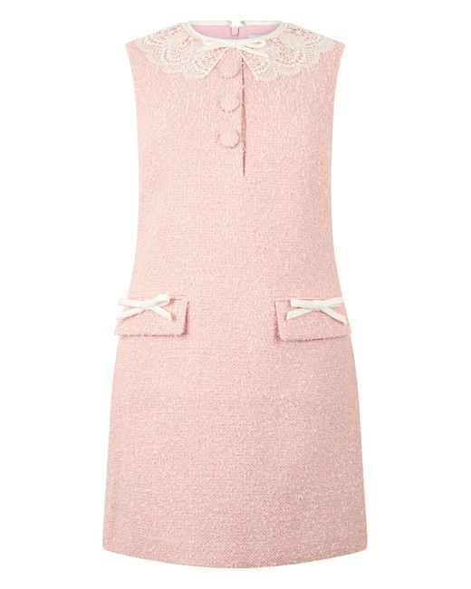 Self-Portrait Pink Short Dress