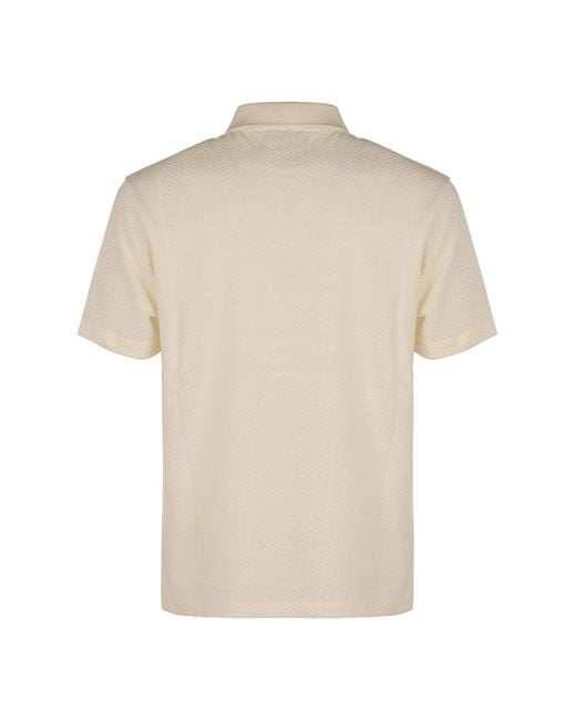 Emporio Armani Natural Cotton Polo Shirt for men