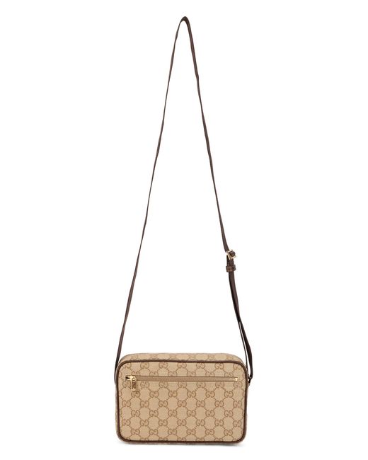 Gucci Natural Shoulder Bag With Monogram for men