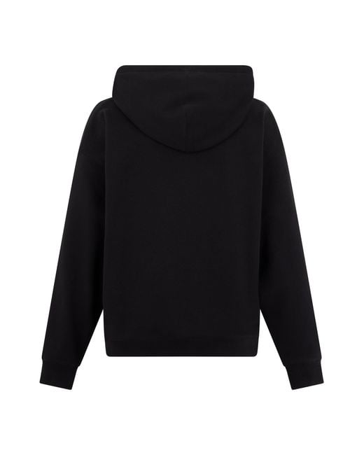 Y-3 Black Cotton Hoodie for men