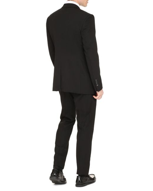 Tom Ford Black Viscose Two-pieces Suit for men