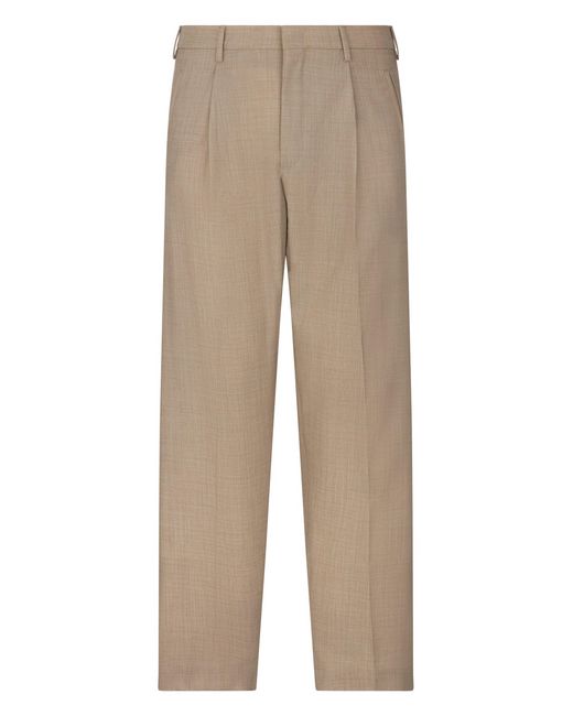 Slowear Natural Loose Linen Pants for men