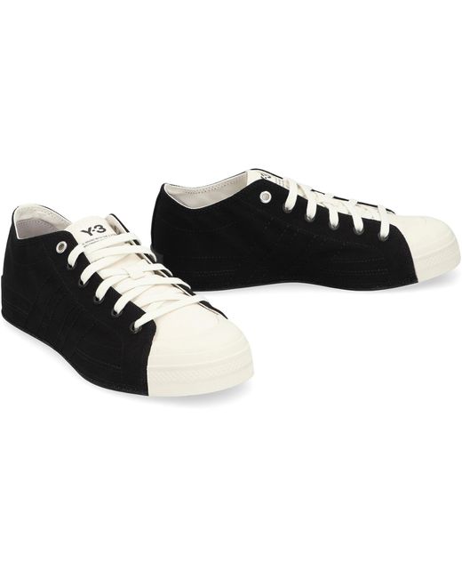 Sneakers low-top Nizza Lo di Y-3 in Black da Uomo