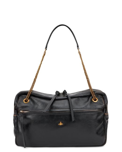 Vivienne Westwood Black Dolce Shoulder Bag