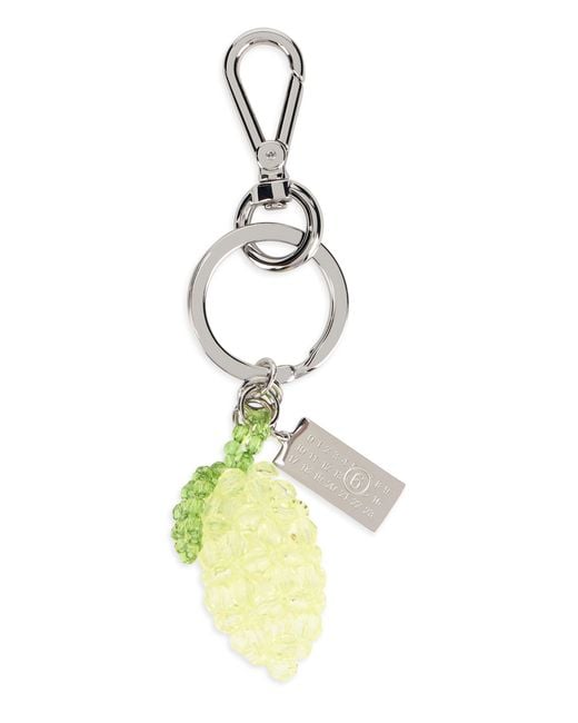 MM6 by Maison Margiela Metallic Lemon-Shaped Keychain