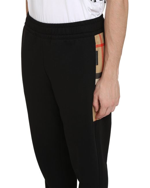 Burberry Blue Drawstring Waist Track Pants for men
