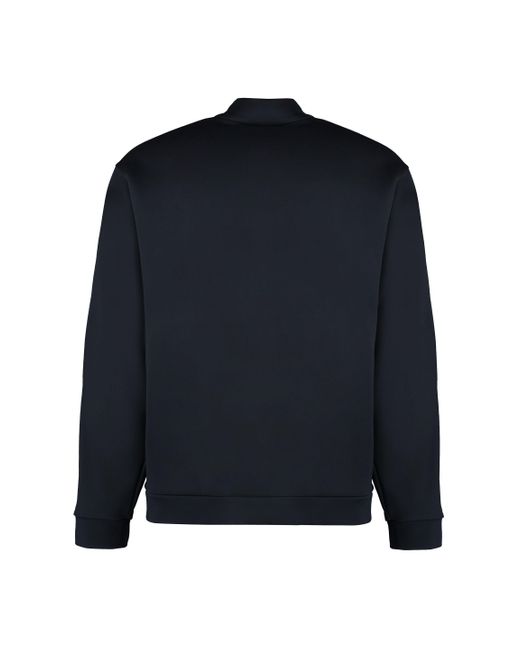 Giorgio Armani Blue Techno Fabric Sweatshirt for men