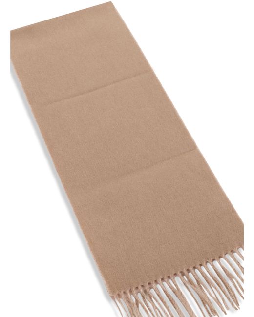 Vivienne Westwood Natural Fringed Wool Scarf Shawl