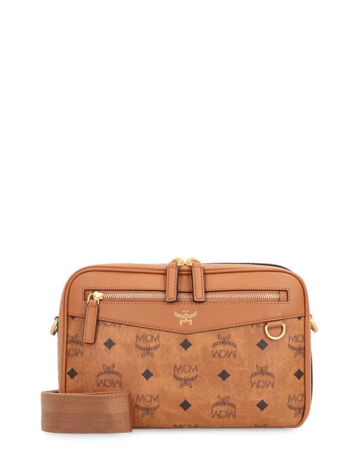 Camera bag Diamond in canvas di MCM in Brown da Uomo