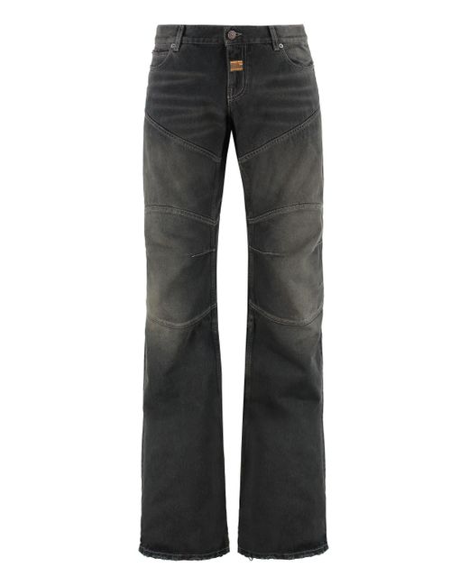 Balenciaga Black Wide-Leg Jeans