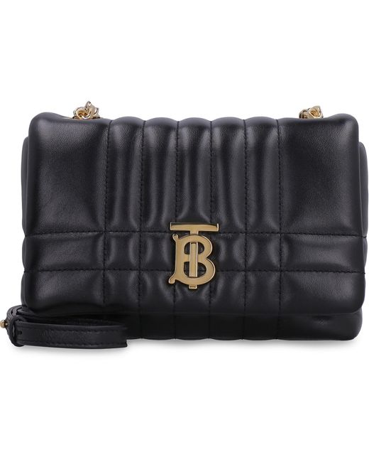 Burberry Lola Leather Mini Crossbody Bag in Black Lyst UK