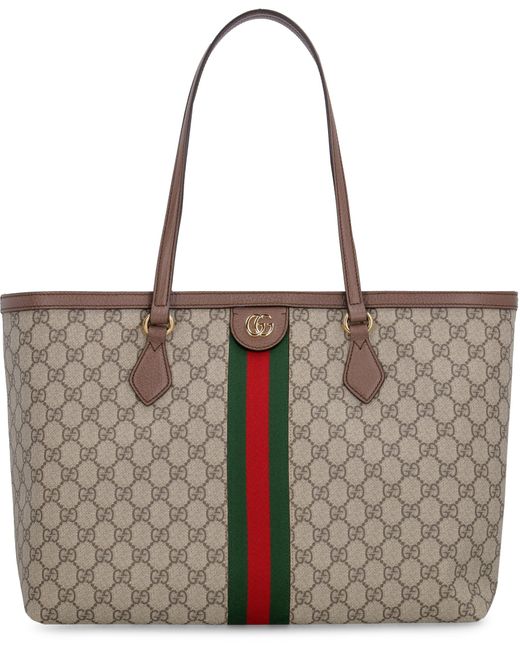 gucci tote brown