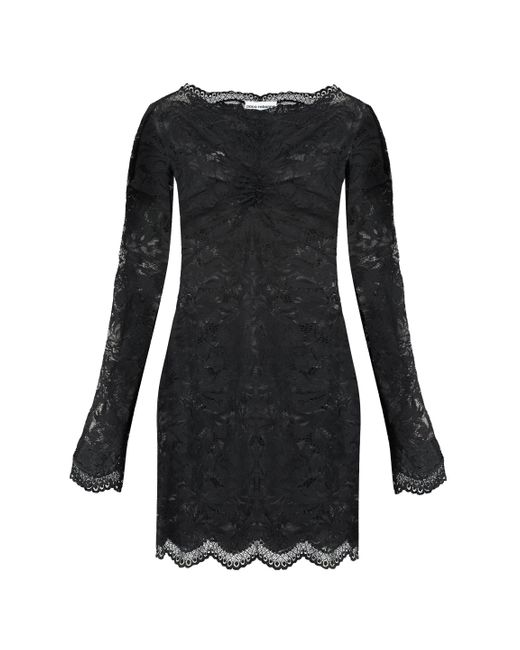 Rabanne Black Lace Mini Dress