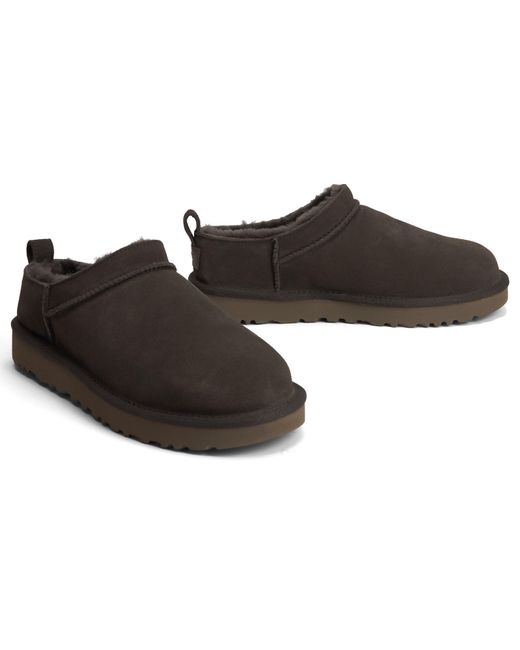 Ugg Brown Classic Mini Slip-On Shoes