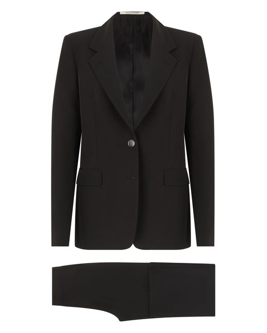 0205 Tagliatore Black Single Breasted Blazer