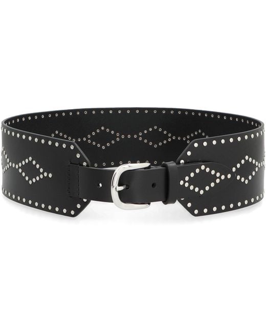 Isabel Marant Black Lucie Leather Belt