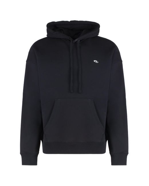 Felpa S-Rob-Doval-Pj in cotone con cappuccio di DIESEL in Blue da Uomo