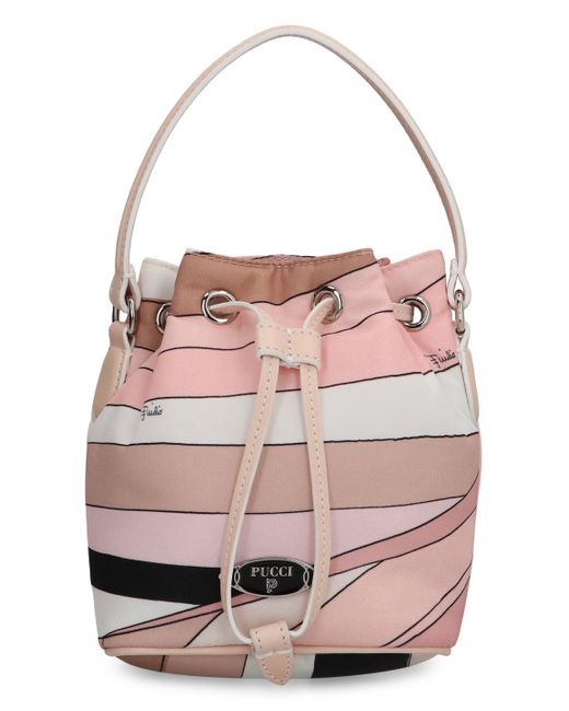 Borsa a secchiello Yummy di Emilio Pucci in Pink