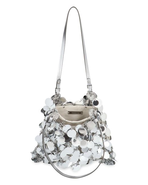 Tote bag Sparkles di Rabanne in White